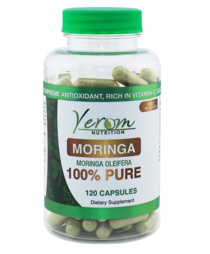 [BRSROYY5AV4BM2Y4] Pure Moringa Capsules - 800mg High Potency, 100% Natural, Supplement for Energy, Immune Support & Antioxidant Boost, 120 Capsules