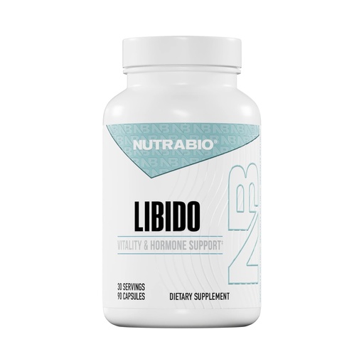 [BRSRECT4BYAQ4YAZ] NutraBio Libido Supplement - Testosterone Booster for Men - Male Libido Booster - Men's Health - 90 Capsules - 30 Servings