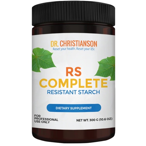[BRSWGHYYOICAY33G] Dr. Christianson RS Complete - RS2 Resistant Starch Supplement Powder with Organic Green Banana Flour - Non-GMO + Dairy-Free Fiber Powder Supplement - The Metabolism Reset Diet (30 Servings / 300g)