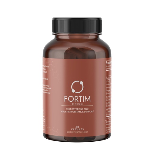 [BRSRAADQAQORAE3Z] Fortim - Improve Testosterone Production, Energy & Stamina – Testosterone Support Supplement | Made by Doctors for Hormonal Health | with Fenugreek, L-Citrulline & Tongkat Ali | 60 Capsules