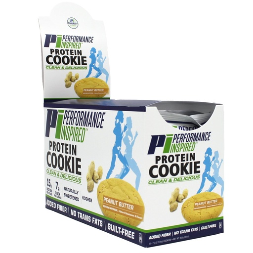 [BRSW2GQDCAAWMDQ4] Performance Inspired Nutrition Protein Cookie - Contains: 15G Isolate Protein - 7G Of Fiber - All Natural - Guilt Free - No Artificial Ingredients - Peanut Butter Flavor - 12 Count
