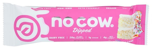 [BRSWYYYHDJ4GC2YY] No Cow Birthday Cake Protein Bar, 2.12 OZ