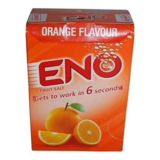 [BRSWIHTYOR5BSHDA] Eno Fruit Salt Antacid Powder - ORANGE Flavor - 1 Carton (30 Sachets)- 5 g Each
