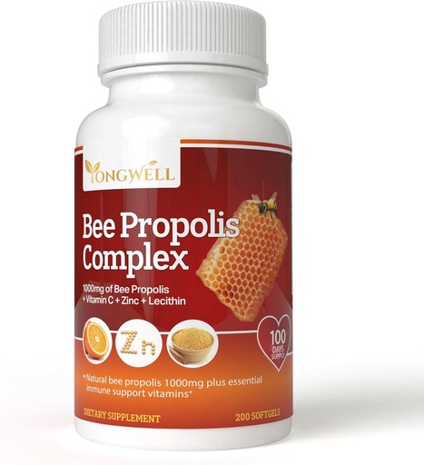 [BRSW22YZDFYGKALJ] Super Bee Propolis Complex High Concentrate Propolis (200 Capsules)