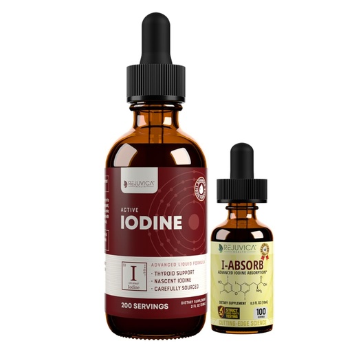 [BRSWECQ5DIFWOG3P] Active Iodine + iAbsorb - Nascent Iodine Drops - Liquid Delivery for Better Absorption - Cofactors for Better Delivery - Supports Healthy Energy, Vitality & Iodine Levels