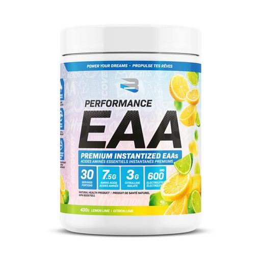 [BRSW2GQKCQDQGADP] Believe Supplements Performance EAA | Essential Amino Acids, L-Citrulline Malate, Electrolytes | Boost Muscle Recovery, Performance & Hydration | 30 Servings (Lemon Lime)
