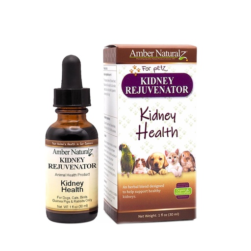 [BRSWIYL6OYGWMGQV] Amber NaturalZ Kidney Rejuvenator for Pet, Herbal, Kidney Support, 1 FL OZ