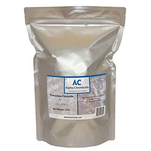 [BRSWI2QHDN5BQEDU] Potassium Chloride - KCl - 5 Pounds