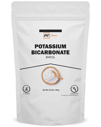 [BRSRAAQYAEOQIDL7] mGanna 100% Potassium Bicarbonate (food grade) Powder 227g / 0.5lbs