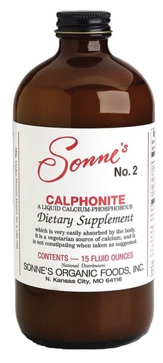 [BRSWIYYMOJ4WODLO] Sonne's Calphonite No 2 Liquid Calcium Phosphorus - 15 fl oz