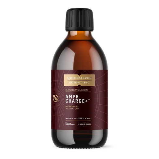 [BRSRMZY7CQFGAFL4] Quicksilver Scientific AMPK Charge+ - Support The Benefits of Intermittent Fasting, Carb Restrictive + Keto Protocols - Promotes Energy Production, Fat Breakdown + Healthy Aging (10.14oz / 300ml)