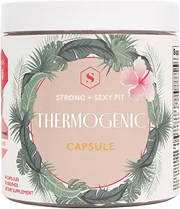 [BRSRMBDRBMCA23D5] Strong + Sexy Fit, Weight & Diet Support Health Supplement, Workout Supplements, Natural Energy with Green Tea Extract, Appetite & Metabolism Support, Supplements for Women, Unflavored, 60 Capsules