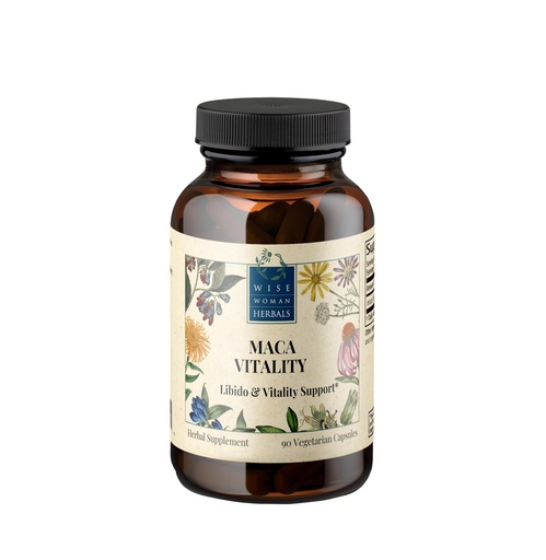 [BRSWIZIKAEIWCCD4] Wise Woman Herbals - Maca Vitality Capsules - 90 Count - All-Natural, Vegetarian Capsules, Promotes Emotional Well-Being, Supports Normal Healthy Libido