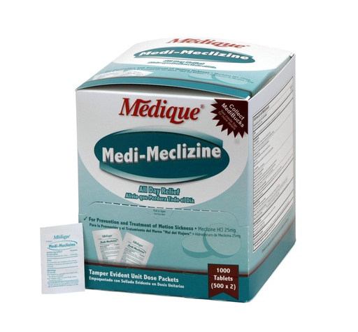 [BRSWIFATOEIBO3TY] Medique Products Medi-Meclizine, Motion Sickness Medication - 500 Tablets