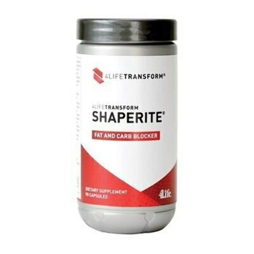 [BRSWYGIQAQMG22DX] 4Life - ShapeRite - Body Wellness Support Supplement with Chitosan, White Bean, Dragon Fruit, Supports Carb Balance and Portion Control - 90 Veggie Capsules