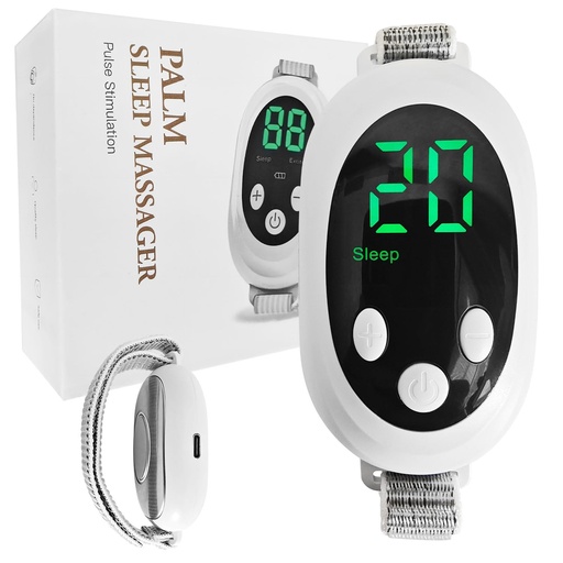 [BRSRACYDOQCWCETV] Handheld Sleep Aid Device, Sleep Assisted Low-Frequency Pulse Generator, Relief Anxiety Help Sleep, USB Rechargeable
