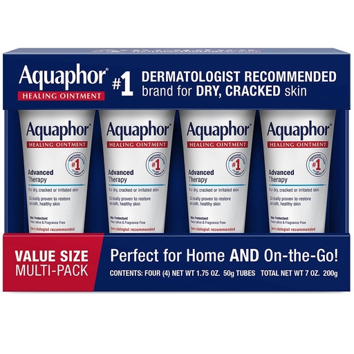 [BRSREZIFDN6G2C3F] Aquaphor Advanced Therapy Healing Ointment, 1.75 Ounce (Pack of 4)