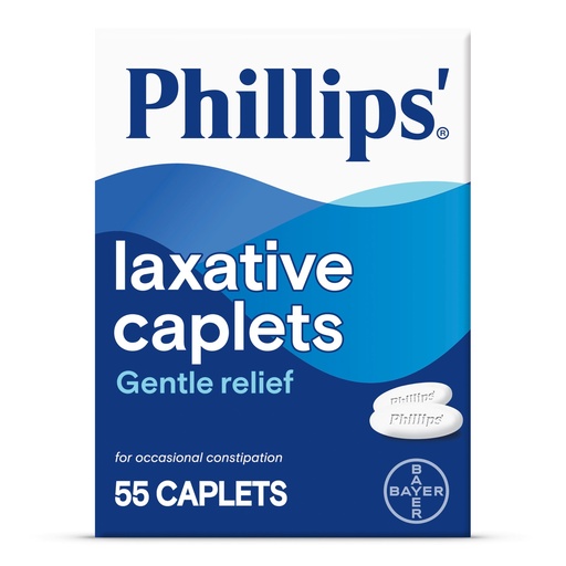 [BRSWKEAGA4NAGH34] Phillips' Laxative Easy-To-Swallow Caplets, 55 Count
