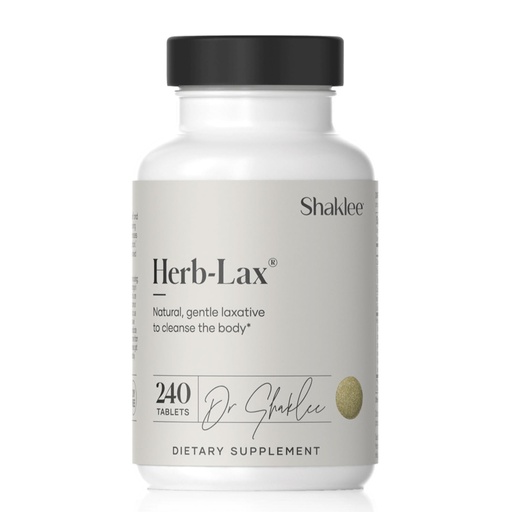 [BRSWI2QTAB6BA23G] Shaklee - Herb-Lax® Gentle Laxative - Herbal Blend with Senna Leaf for Digestive Health & Regularity - Occasional Constipation Support- Enhanced Proprietary Formula - 240 Tablets