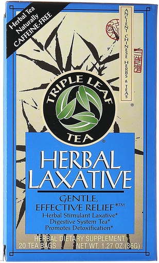 [BRSWK2YTOUHGCDLC] Triple Leaf Tea Natural, Herbal Laxative 0.07 oz(Pack of 2)