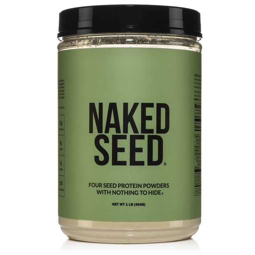 [BRSWYCQQOQCWGETK] Naked Seed - 4 Seed Protein Powder, Only 4 Ingredients - Chia, Watermelon, Sunflower and Pumpkin Seed - Gluten-Free, Soy Free, Vegan, No Gmos, No Artificial Sweeteners - 15 Servings