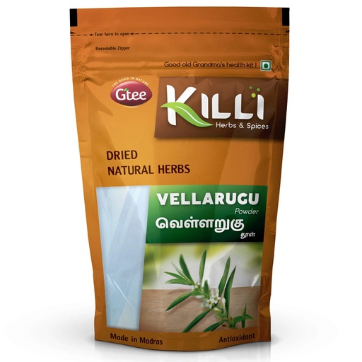 [BRSWYYYQO54B63L3] KILLI Vellarugu | Indian Whitehead | Chota Chirayata | Vallari Powder, 100g