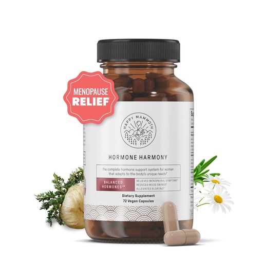 [BRSRAZARBYIBQYD6] Happy Mammoth **Not Available Hormone Harmony Natural Hormonal Support for Women, Relief for Menopause, Perimenopause, Healthy Hormonal Balance, Hot Flashes. 72 Capsules.