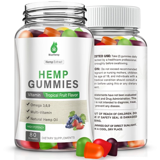 [BRSREAL7CECRM3LK] Hemp Gummies High Potency for Sleep, Pain, Anxiety - Natural Hеmp Oil Infused Gummies - 100% Natural Fruity Bear Hemp Gummy for Adults Vegan (1 Packs