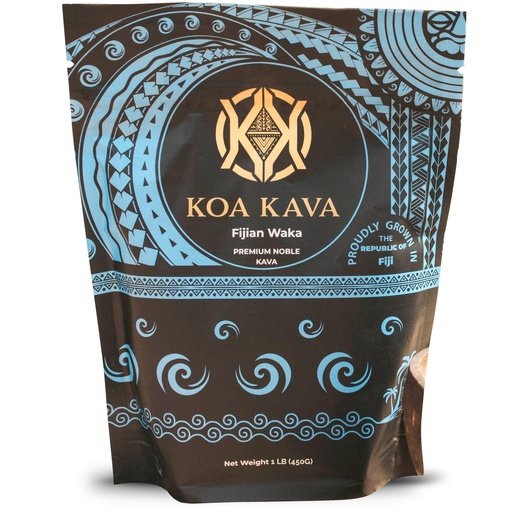 [BRSROHQEOQPAKCA4] Koa Kava Fiji Kava Powder- Premium Noble Waka Kava Tea made from Lateral Kava Root in Savusavu, Fiji. 1 LB, 16 Ounce