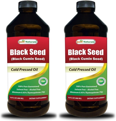 [BRSREHTRBF6B63IZ] Best Naturals Black Seed Oil 16 Oz (Pack of 2)