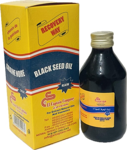 [BRSRGCQZB4CBUDQ4] Black Seed Oil Nigella Sativa El Captain 250ml (Largest Size)