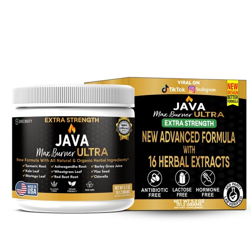 [BRSREAL3BAFWCYLB] Java Max Burner Ultra Extra Strength, Natural & Organic Herbal Ingredients, 5.3 oz (1)