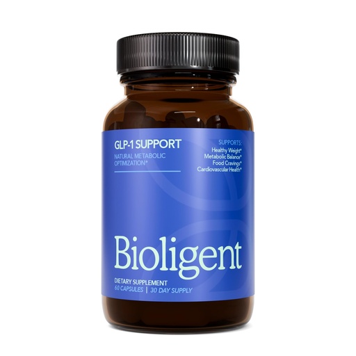 [BRSRGAANOIJQMALV] GLP-1 Support Supplement for Women & Men - Supports Appetite Control, Energy & Mood, 60 Capsules, 30 Day Supply