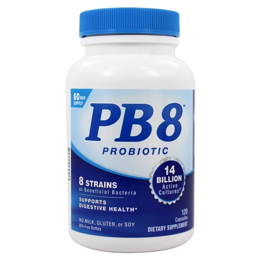 [BRSWIYAFBYAAGDQV] Nutrition Now - PB 8 Pro-Biotic Acidophilus - 120 Capsules (pack of 2)