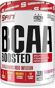 [BRSROCYNB4CWO2DL] SAN BCAA Boosted Fruit Punch - Premium Branched-Chain Amino Acids for Muscle Recovery and Energy