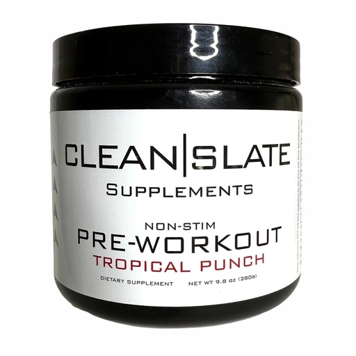 [BRSREGDQCEFBGHIZ] Caffeine Free Pre-Workout, Tropical Punch (20-40 Servings, Tropical Punch)