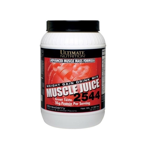 [BRSWIZT4OQAQY2LU] Ultimate Nutrition Muscle Juice, Weight Gain Drink Mix - Mass Gainer Workout Powder for Men & Women - Supplement for Lean Muscle Growth & Immune Support with 55g Protein - Strawberry, 4.96lb