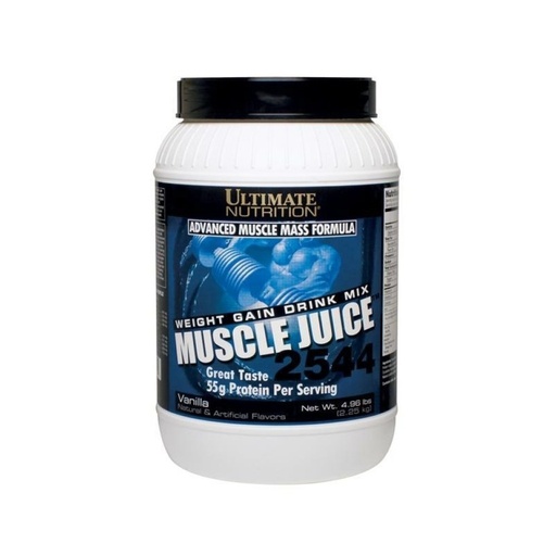 [BRSWIZT4OQFQGFYV] Ultimate Nutrition Muscle Juice, Weight Gain Drink Mix - Mass Gainer Workout Powder for Men & Women - Supplement for Lean Muscle Growth & Immune Support with 55g Protein - Vanilla, 4.96lb