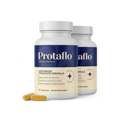 [BRSRGZICDFYQGD32] Prostate Supplements for Men 2 Pack - Supports Urinary Flow & Bladder Control | Probiotics + Black Walnut, Nettle, Turmeric, Lycopene, Pumpkin Seed, Vitamin D3 & K2, Zinc + Selenium, 60 Caps