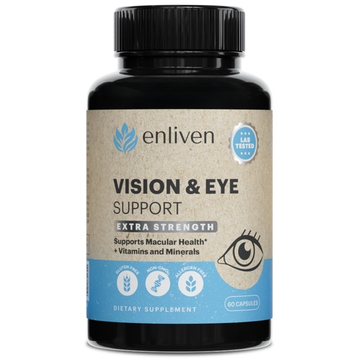 [BRSROCQQOQMGG3Q3] Lutein and Zeaxanthin Eye Health Supplement | Vision Support with Antioxidants, Zinc, Vitamin C & E | Helps Reduce Eye Strain, Support Macular Health & Clarity | 60 Capsules | Made in USA