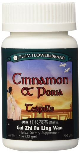 [BRSWIYY3OIIBW3DE] Cinnamon & Poria Teapills (Gui Zhi Fu Ling Tang), 200 ct, Plum Flower