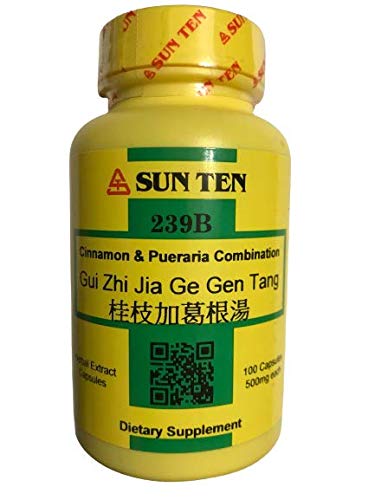 [BRSWIGQCOMOAMGD4] Sun Ten - GUI Zhi Jia Ge Gen Tang (Cinnamon and Pueraria Combination), 100 Capsules