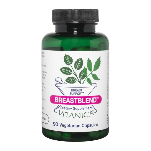 [BRSWIZQ6OUPGIFQ7] Vitanica BreastBlend, Breast Care Support, Vegan, 90 Capsules