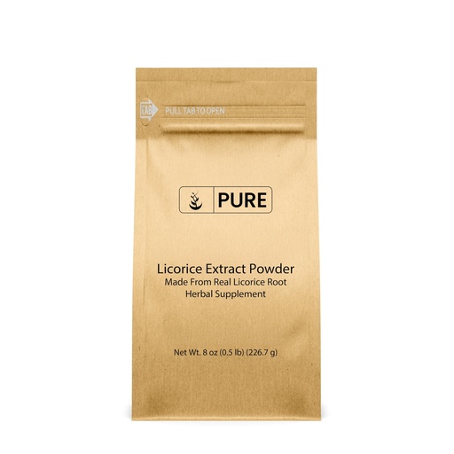 [BRSWYZANDN6Q43DA] Licorice Extract (8 oz), Pure & Natural, Non-GMO & Gluten-Free Mulethi, Eco-Friendly Packaging
