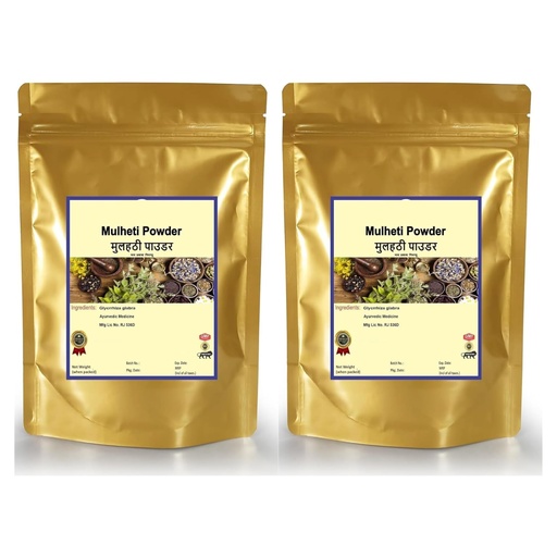 [BRSRYYI5OV6RSADO] 200Gram | 7.05Ounce Mulethi Powder - Licorice root (100Grm Each), 2Pack