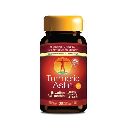 [BRSRMYAOBMFRGFI6] Nutrex Hawaii TurmericAstin – Turmeric & Hawaiian Astaxanthin Supplement with BioAstin & BioPerine Black Pepper, 30 Vegan Softgels