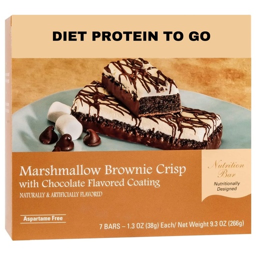 [BRSRMHY3B4CGMCY3] DPTG - Gourmet High Protein Snack Bar, High Protein, Low Calorie, Low Carb, Snack Pack, Aspartame Free, Bariatric Friendly, Ideal Protein Compatible (Marshmallow Brownie Crisp)