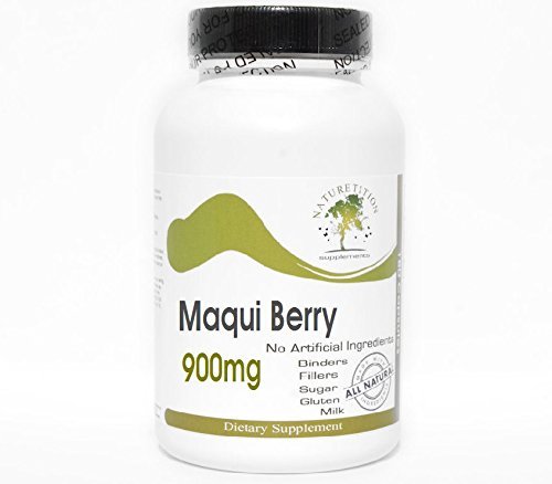 [BRSWKE3QOUBBE3LM] Maqui Berry 900mg ~ 180 Capsules - No Additives ~ Naturetition Supplements
