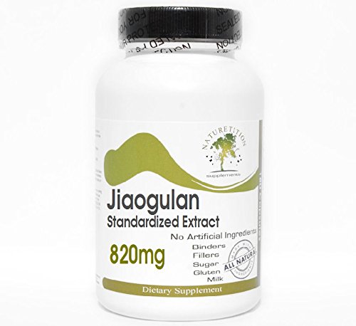 [BRSWKE37OEPAMC3M] Jiaogulan Standardized Extract 820mg ~ 90 Capsules - No Additives ~ Naturetition Supplements