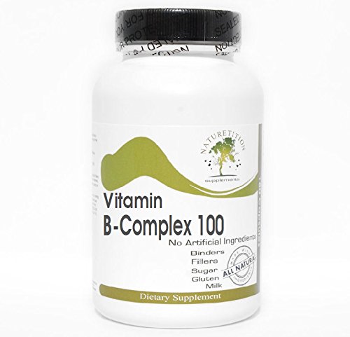 [BRSWK2YLA4FRAAIZ] B-Complex 100 Vitamin ~ 100 Capsules - No Additives ~ Naturetition Supplements